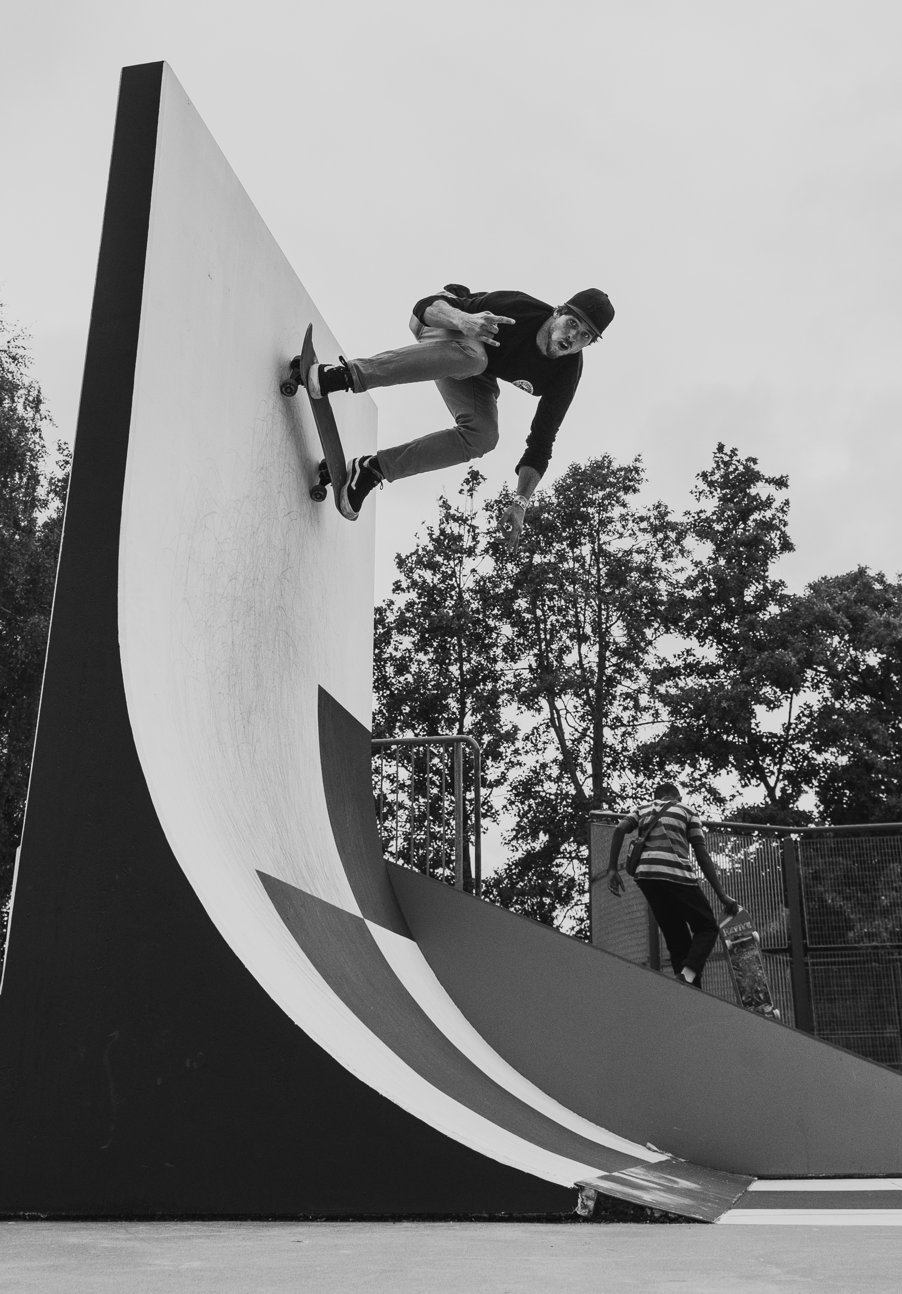 Wallride by Frederik Bronckers at Skatepark Lot Photo by Stoked