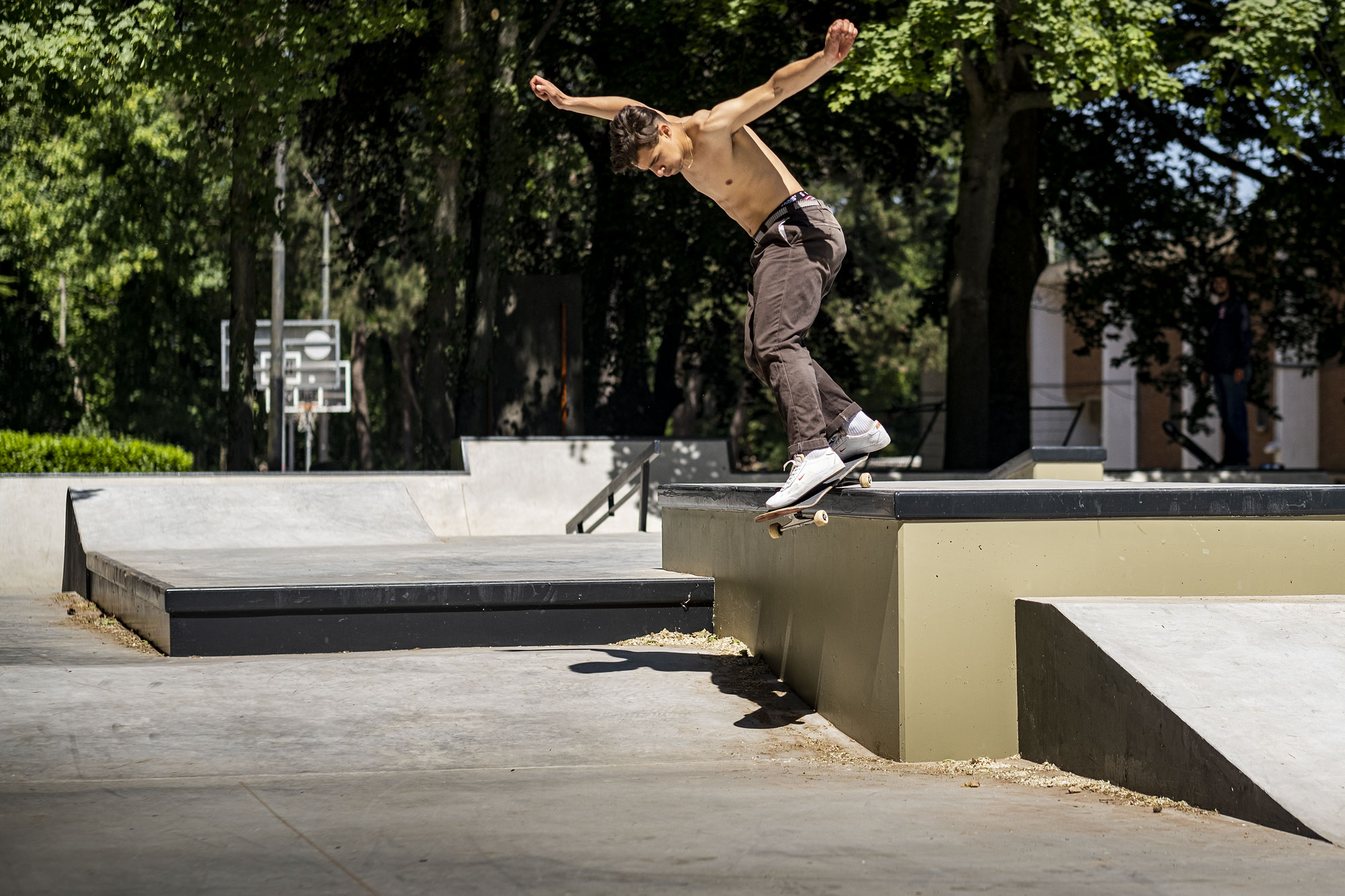 Back Smith by Jay de Keijzer at Skatepark Diest Photo by Mathijs Tromp