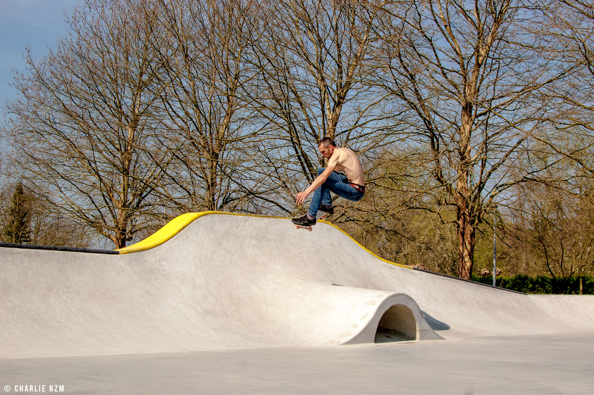 Ollie by Michael Mattez at Skatepark Grembergen. Photo: @lottekills